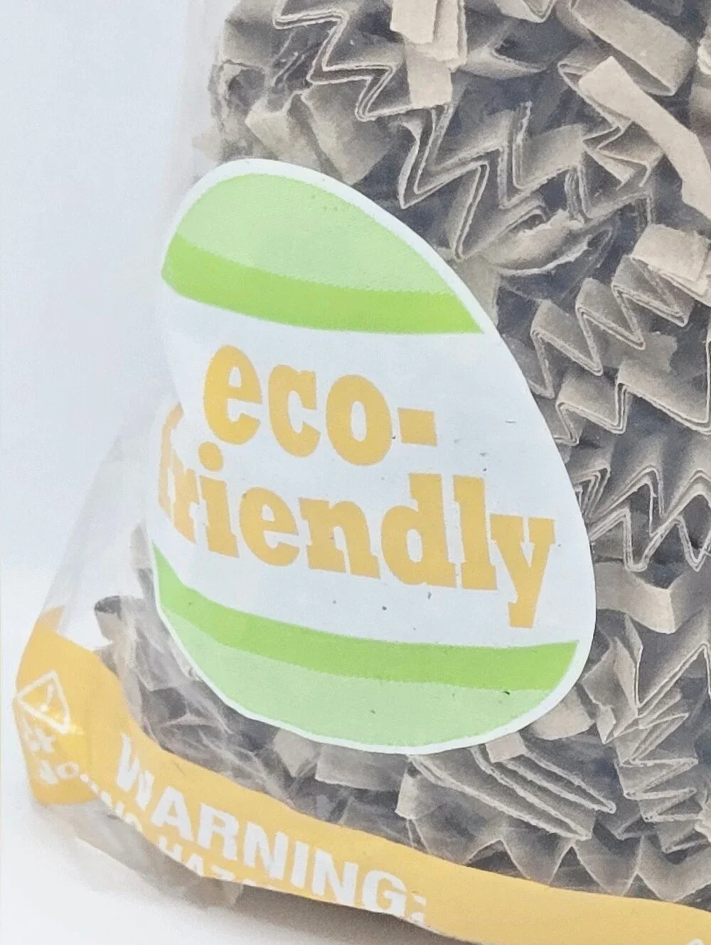 Lot of 2 Brown Crinkle Cut Paper Shred Gift Basket Filler Packing Material Eco